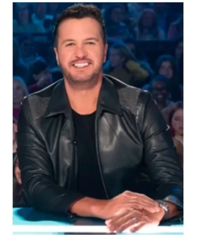 Luke Bryan American Idol S24 Leather Jacket