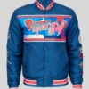 MLB All-Star Atlanta Braves Usher Blue Varsity Jackets