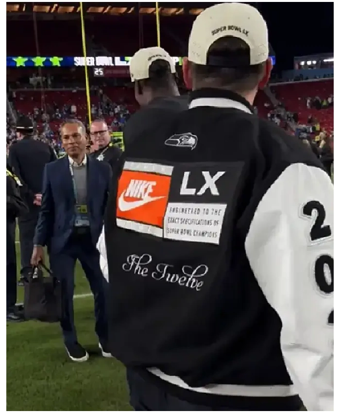 Macdonald 2026 Super Bowl Varsity Jacket