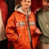 Avirex x Marty Supreme Orange Leather Jacket