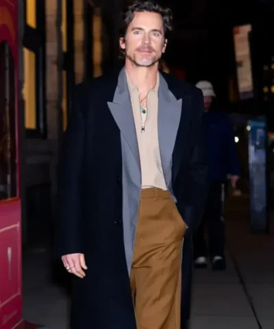 Matt Bomer NYC 2026 Coat