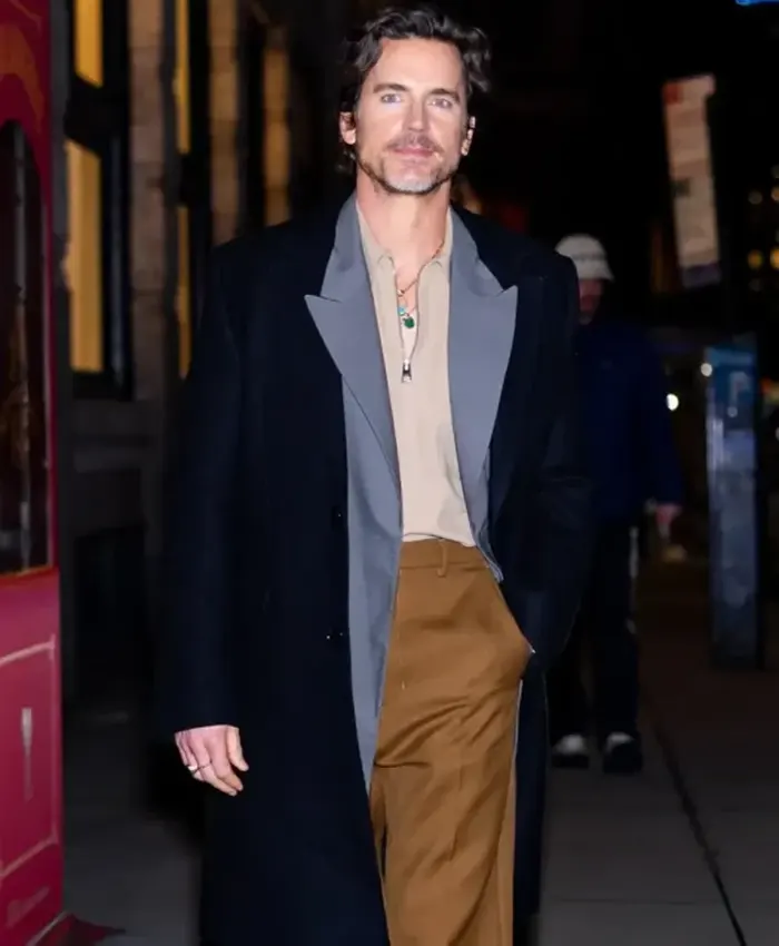 Matt Bomer NYC 2026 Coat