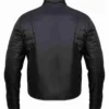 Black Men Puffer Full Zip-Up Jacket