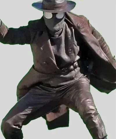 Men Spider-Noir 2026 Leather Coat
