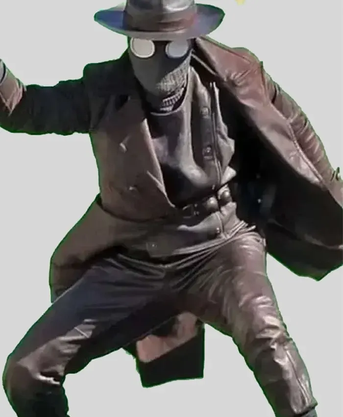 Men Spider-Noir 2026 Leather Coat