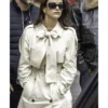 Mendes Cream Trench Coat