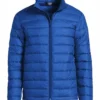Mens Blue Lightweight Puffer Jacket