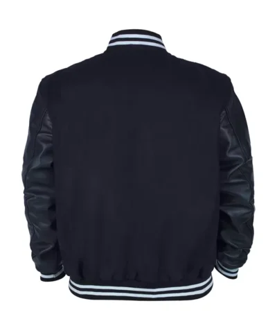 Michigan State Aliyah Moore Black Wool Varsity Jacket