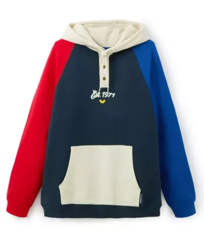 Mickey Mouse Collegiate Henley Hoodie