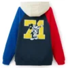 Mickey Mouse Collegiate Henley Multicolor Hoodie