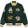 Mickey Mouse x Green Bay Packers Varsity Jacket