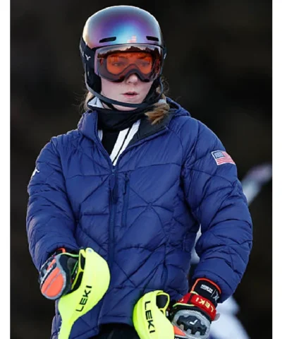 Mikaela Shiffrin Milano Cortina 2026 Team USA Puffer Jacket