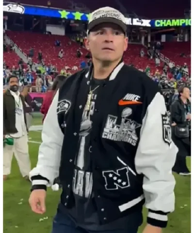 Mike Macdonald 2026 Super Bowl Varsity Jacket