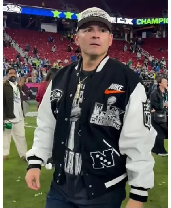 Mike Macdonald 2026 Super Bowl Varsity Jacket
