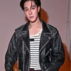 Milan Fashion Week 2026 Nani Hirunkit Leather Jacket