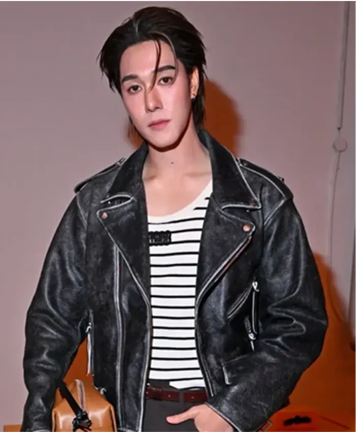 Milan Fashion Week 2026 Nani Hirunkit Leather Jacket
