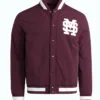 Mississippi State Bulldogs Maroon Coaches Dugout Jacket
