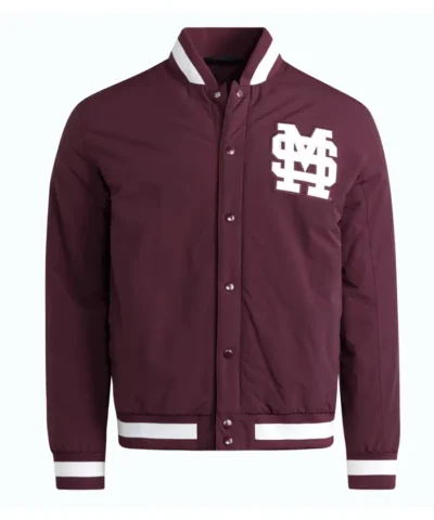 Mississippi State Bulldogs Maroon Coaches Dugout Jacket