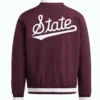 Mississippi State Bulldogs Coaches Dugout Full-Snap Maroon Jacket