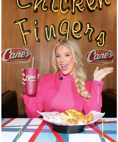 Alternative view of Megan Moroney Pink Cropped Jacket