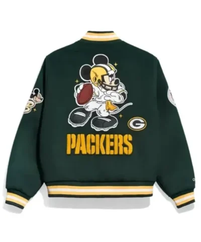 Mouse x Green Bay Packers Varsity Jacket