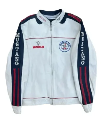 Mustang Mexico Vintage Racing Leather Jacket