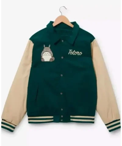 My Neighbor Totoro Corduroy Varsity Jacket