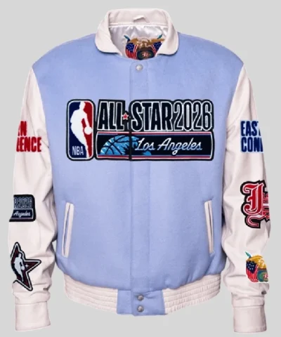NBA All-Star 2026 Wool and Leather Varsity Jacket