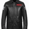 NBHA Open World Black Leather Jacket