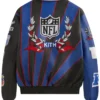 NFL Kith x Jeff Hamilton Giants Varsity Leather Jacket