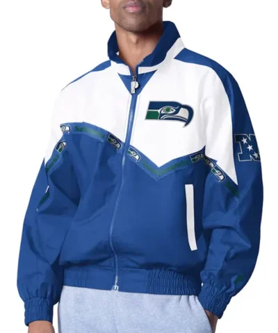 NFL Seattle Seahawks 60th Anniversary Super Bowl LX Unisex Blue Jacket