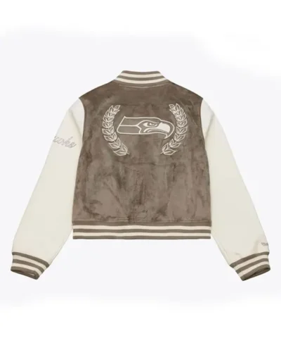 NFL Super Bowl LX 2026 Seattle Seahawks Suede Varsity Jacket