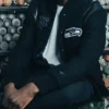 NFL Super Bowl LX’ 2026 Champions Seattle Seahawks Limited-Edition Black Wool Varsity Jacket