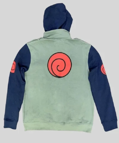Naruto Kakashi Hatake Cosplay Full-Zip Hoodie For Men and Women 