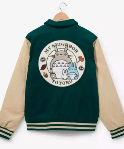 Neighbor Totoro Corduroy Varsity Jacket