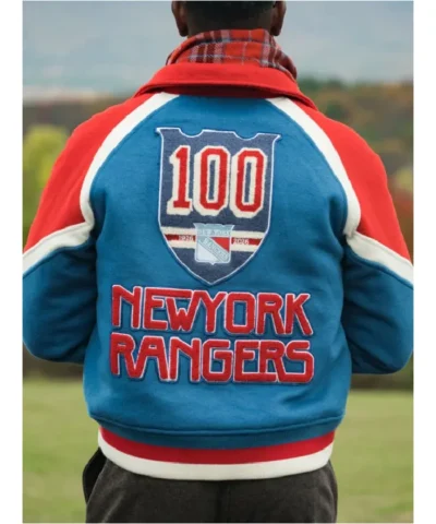 New York Rangers Centennial Season Varsity Jacket