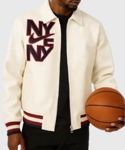 Nike NY Patch Off white Jacket