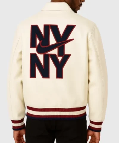 Nike NY Patch Off white Jacket Order Now