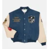 Nostalgia Super Bowl LX Origins Home Turf Varsity Jacket