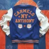 Shop Now Carmelo x Nyc Varsity Jacket Back View