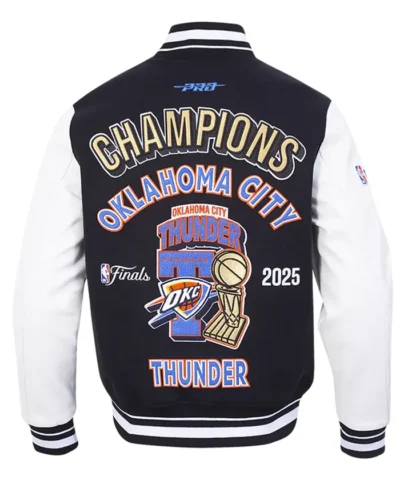 Oklahoma City Thunder 2025 Champions Full-Zip Varsity Jacket