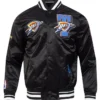 Oklahoma City Thunder 2025 Champions Satin Jacket
