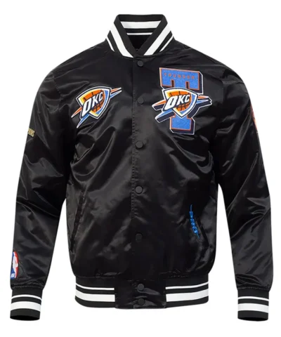 Oklahoma City Thunder 2025 Champions Satin Jacket