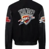 Oklahoma City Thunder Varsity Full-Zip Black Jacket