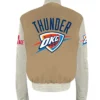 Oklahoma City Thunder Varsity Full-Zip Brown Jacket
