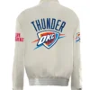 Oklahoma City Thunder Varsity Full-Zip White Jacket