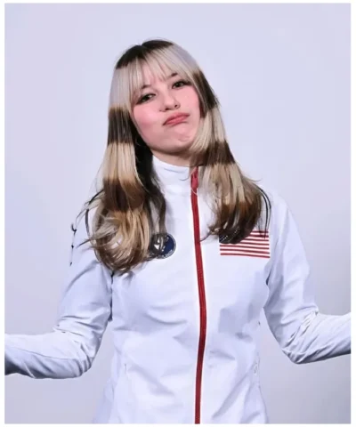 Olympics 2026 Alysa Liu White Jacket