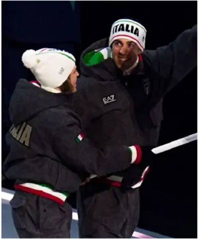 Alternative view of Winter Olympics 2026 Team Italy EA7 Jacket