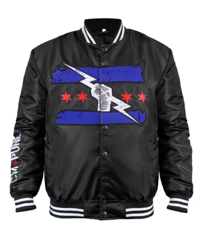 Order Now CM Punk Chicago Made Bomber Jacket