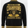 Peach Bowl Champions Indiana Hoosiers 2026 Varsity Black Jacket